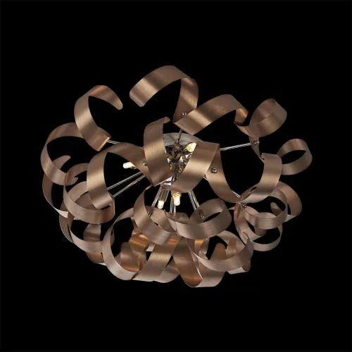 LUXERA Stropné dizajnové osvetlenie RIBBON, 5xG9, 33W, bronzové