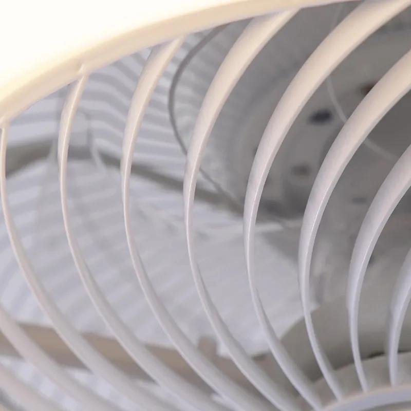 Stropný ventilátor biely vrátane LED s diaľkovým ovládaním - Clima