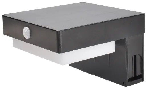 Solight WO7202 - LED Solárna lampa so senzorom PALERMO LED/5W/2000mAh IP54 čierna