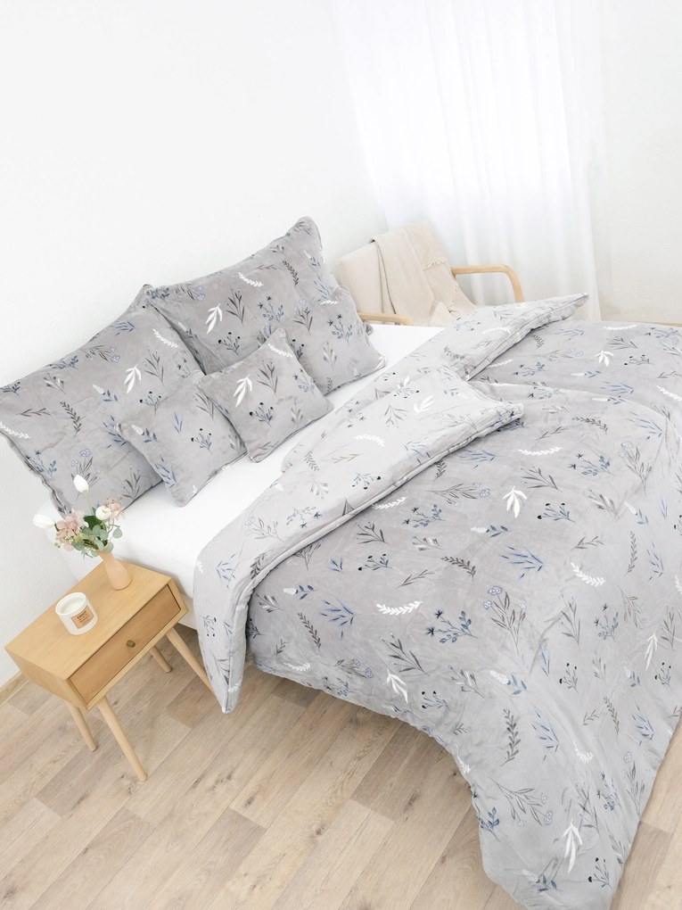 Francúzske obliečky mikroplyš Exclusive – Chloe šedé