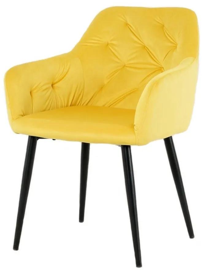 LuxuryForm Jedálenská stolička Atlanta - žltá