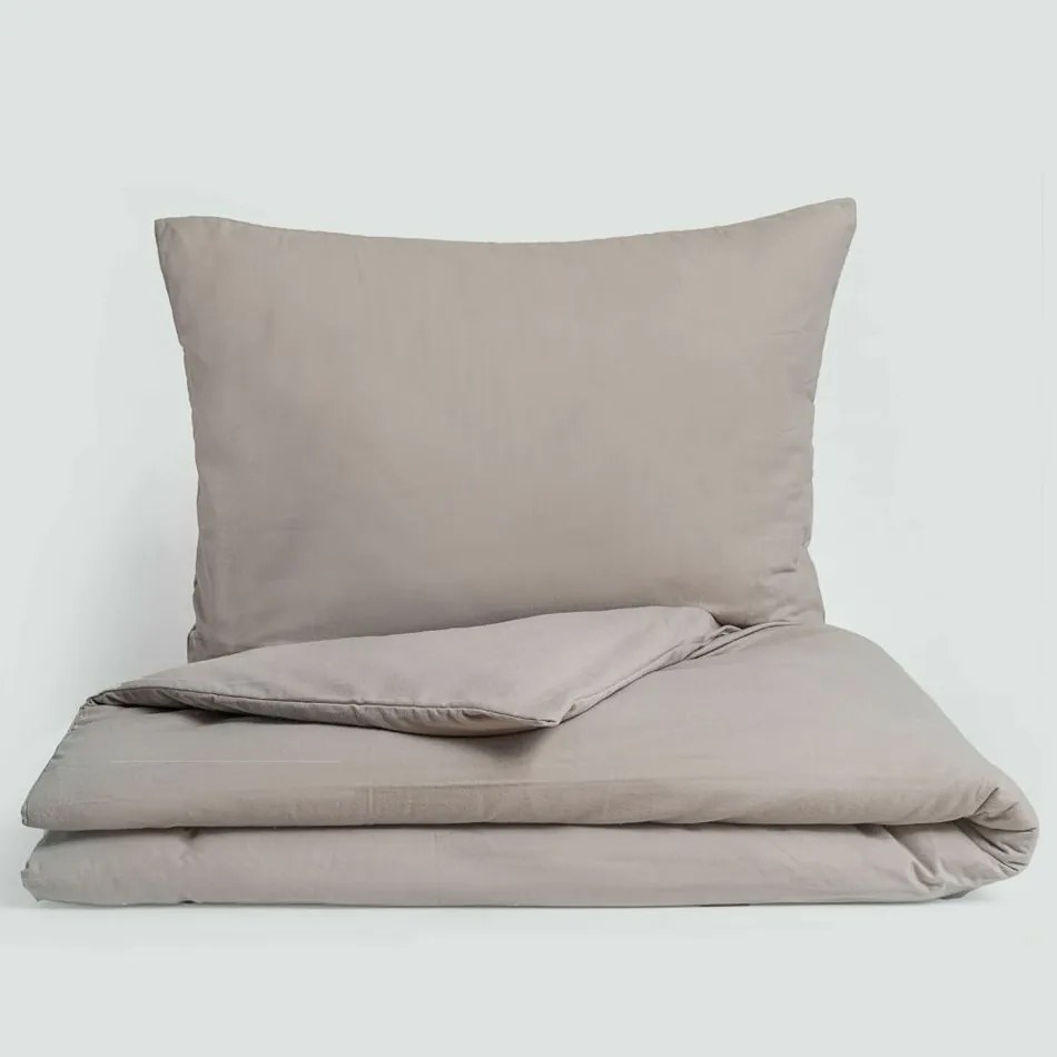 Kvalitex Flanelové obliečky béžová, 140 x 200 cm, 70 x 90 cm, 140 x 200 cm, 70 x 90 cm