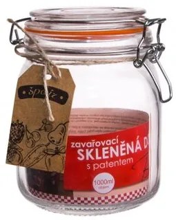 Orion Dóza sklo patent Bela, 1 l , 1 l