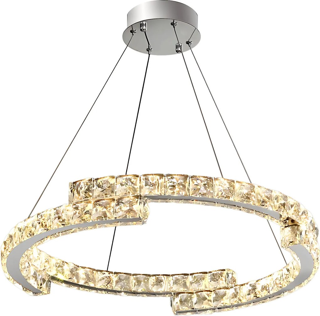 Toolight Toolight, LED stropné osvetlenie 60cm, 45W, 4000K, 2500lm, APP1770-CP, chrómová, OSW-04348