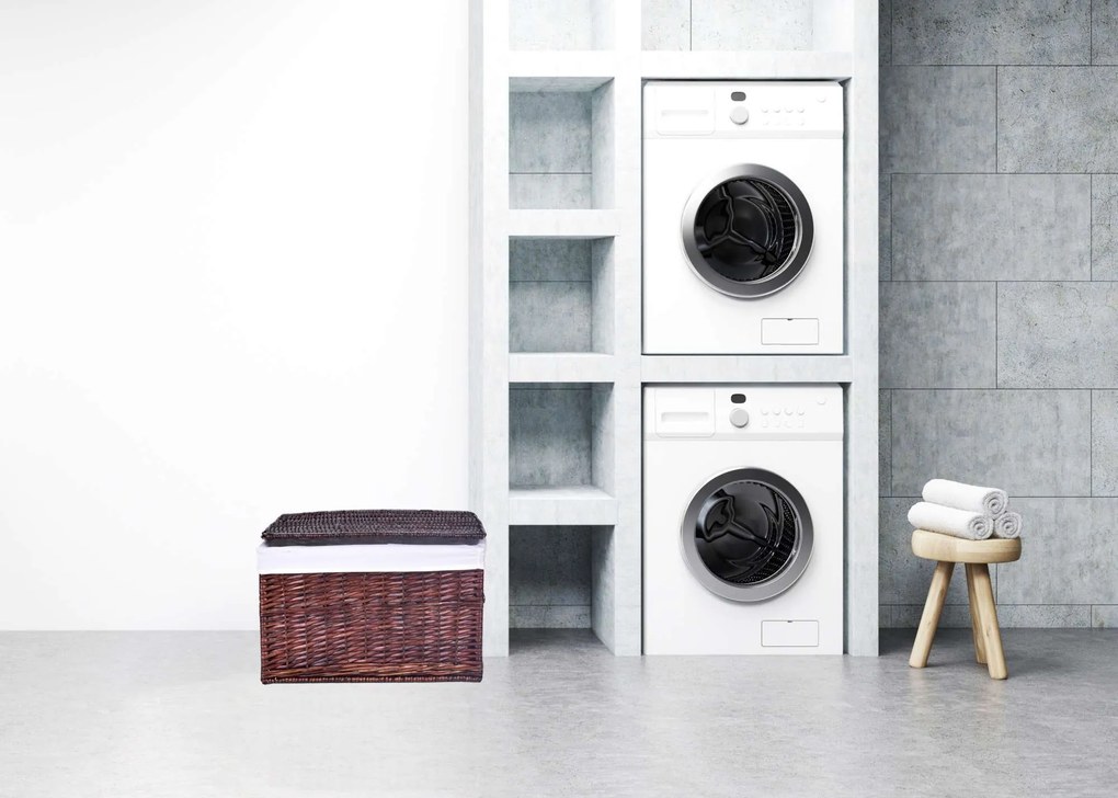 Prútený kôš - hnedý 160 L