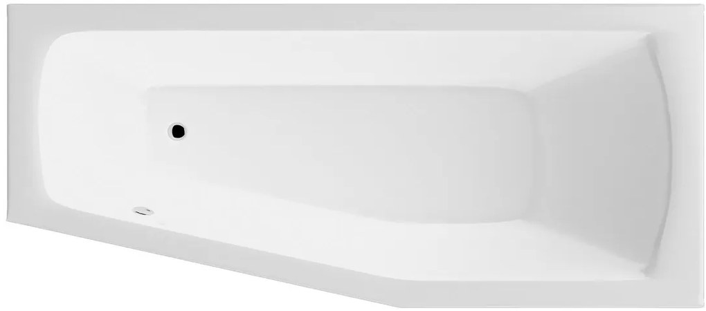 Aqualine Aqualine, OPAVA vaňa 170x70x44cm bez nožičiek, pravá, biela, A1771