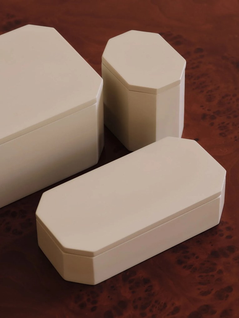 Ferm Living Úložný box Nova 25 x 15 light celedon