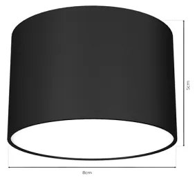 Bodové svietidlo DIXIE 1xGX53/11W/230V čierna