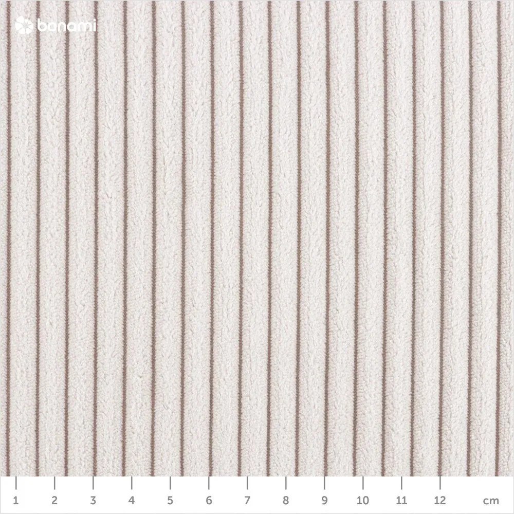 Béžová menčestrová rozkladacia pohovka 218 cm Tori - Bonami Selection