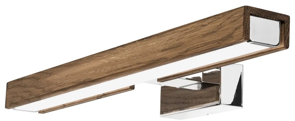 Brilagi-LED Kúpeľňové osvetlenie zrkadla WOODY MIRROR LED/8W/230V IP44 dub/chróm