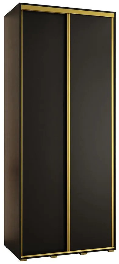 Skriňa 45 Canaris 1 120 čierna/gold