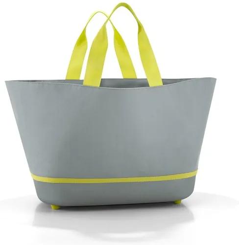 Nákupný košík Shoppingbasket grey, Reisenthel, polyester vodeodolný, 48x28x33 cm, BE1025