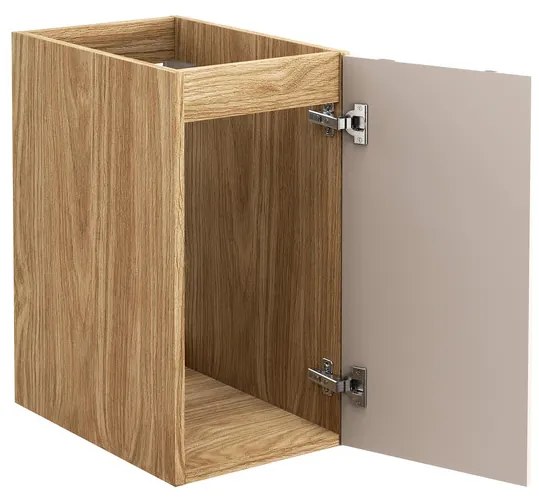 Závesná skrinka Luxor Beige s doskou a umývadlom 120 cm béžová/dub olejovaný