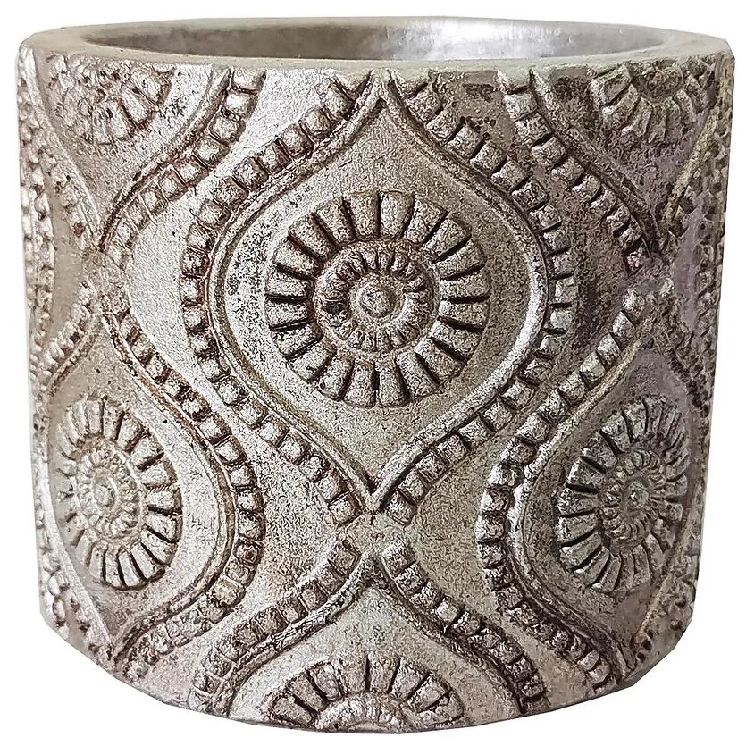 Kvetináč YS46213S strieborný