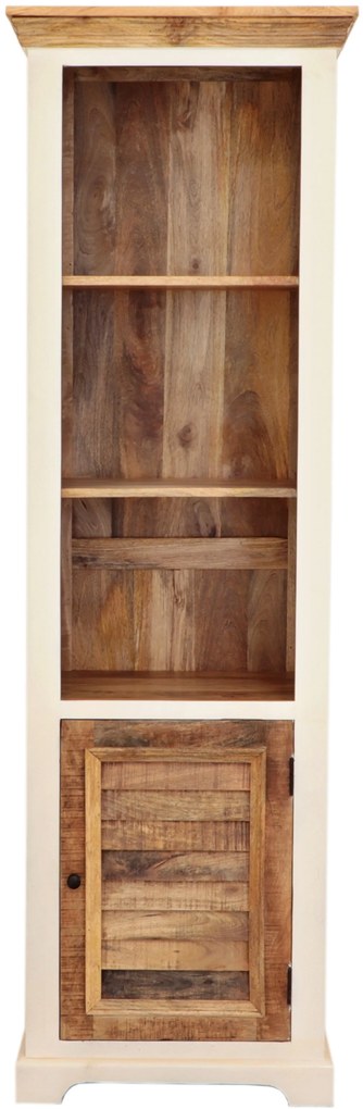 furniture-nabytek.cz - Knižnica do obývacej izby 60x190x45 z masívu mango
