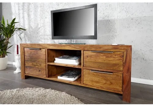 TV-skrinka 22684 135cm Masív drevo Sheesham/Palisander  - Komfort-nábytok