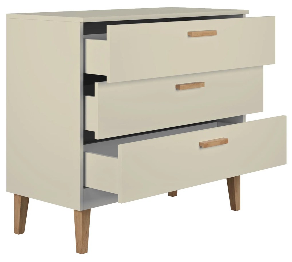 Dětská komoda Kubi 100 cm kašmír