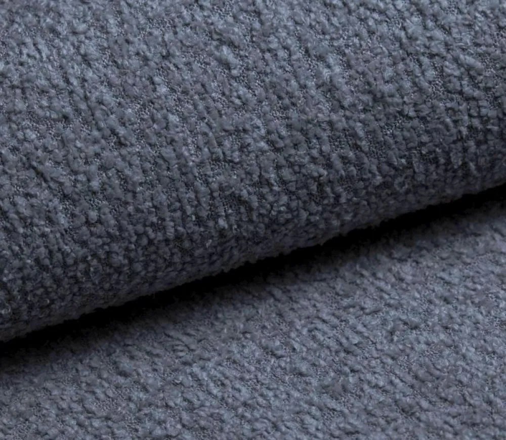 Pohovka John, modrá látka so štruktúrou