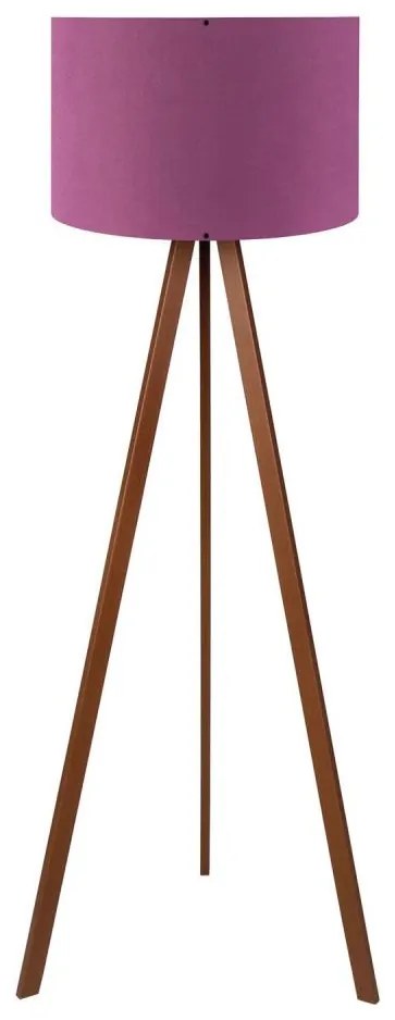 Stojacia lampa AYD 1xE27/40W/230V fialová/hnedá