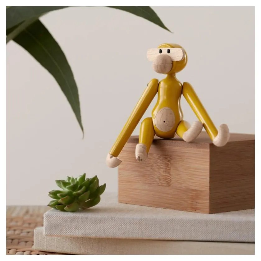 Drevená soška (výška 9,5 cm) Monkey Mini - Kay Bojesen Denmark