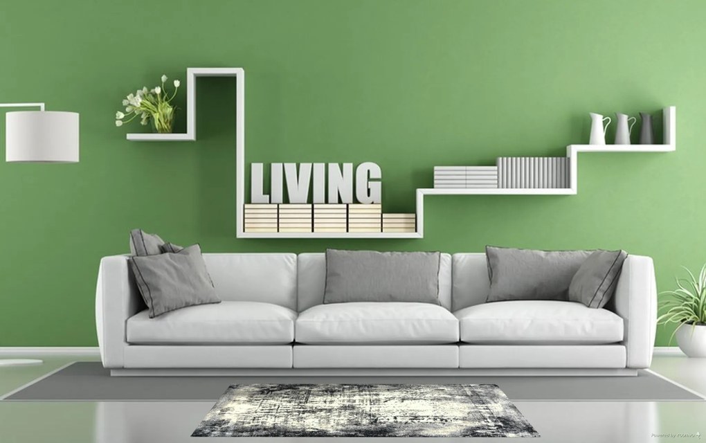 Berfin Dywany, Kusový koberec Aspect New 1901 Beige grey, 200x290, šedá, obývacia izba