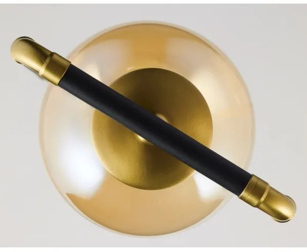 Jupiter 2024 - Luster na lanku ZAFRA 1xG9/10W/230V čierna/zlatá/béžová