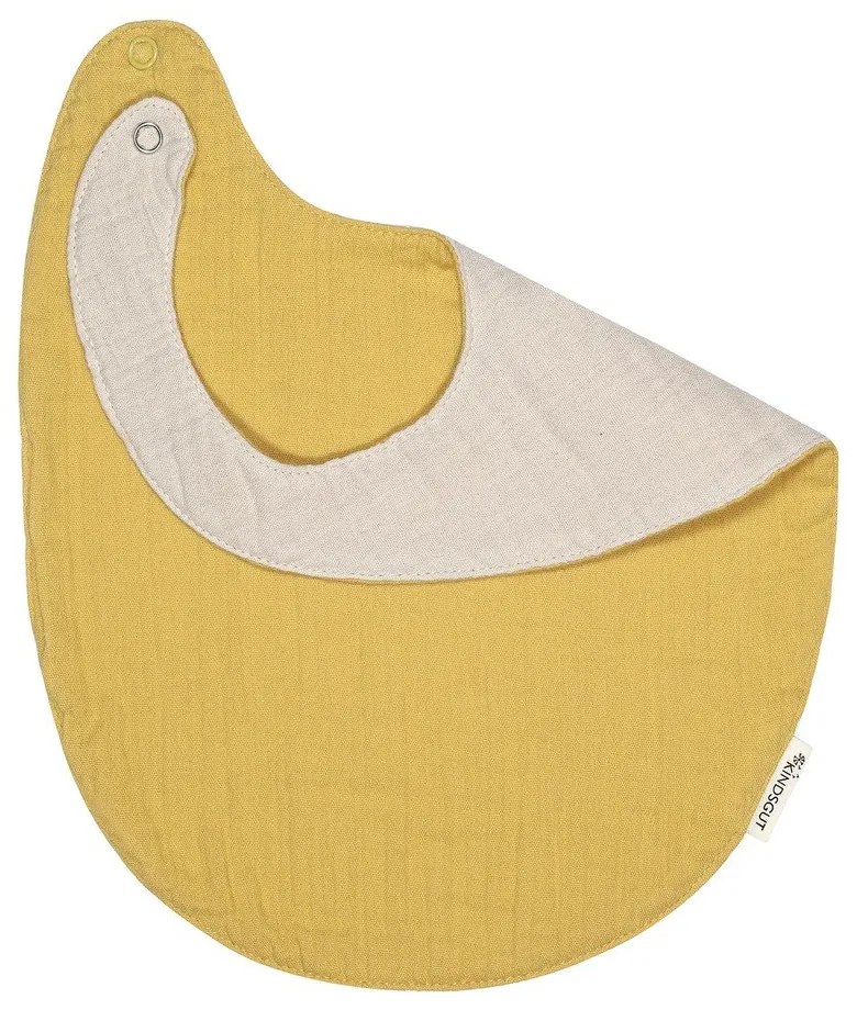 Žltý mušelínový podbradník Kindsgut Oslo