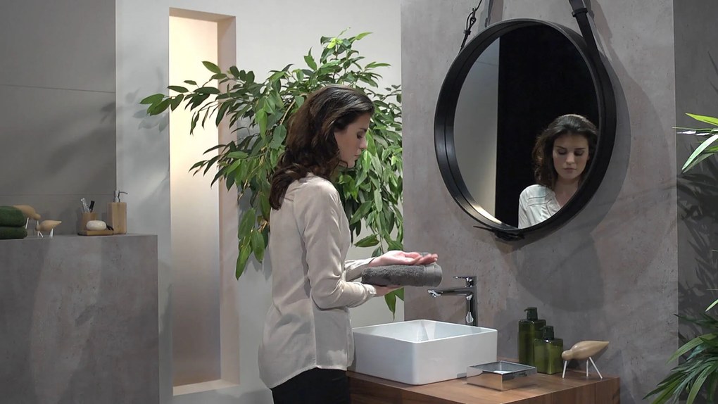 Hansgrohe Talis E, vysoká umývadlová batéria 240 s odtokovou súpravou s tiahlom, chrómová, HAN-71716000