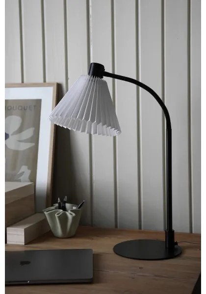 Markslöjd 108697 - Stolná lampa MIRA 1xE14/40W/230V čierna/biela