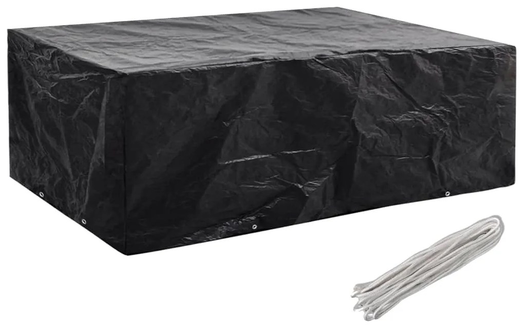 Obal na záhradný nábytok s 8 očkami 242x162x100 cm