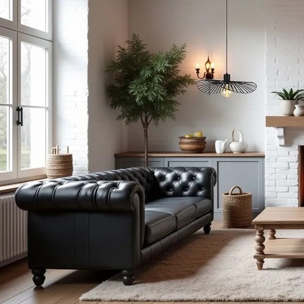 Toolight Toolight, závesné svietidlo 41cm, 1xE27, APP1840-1CP, čierna, OSW-07061