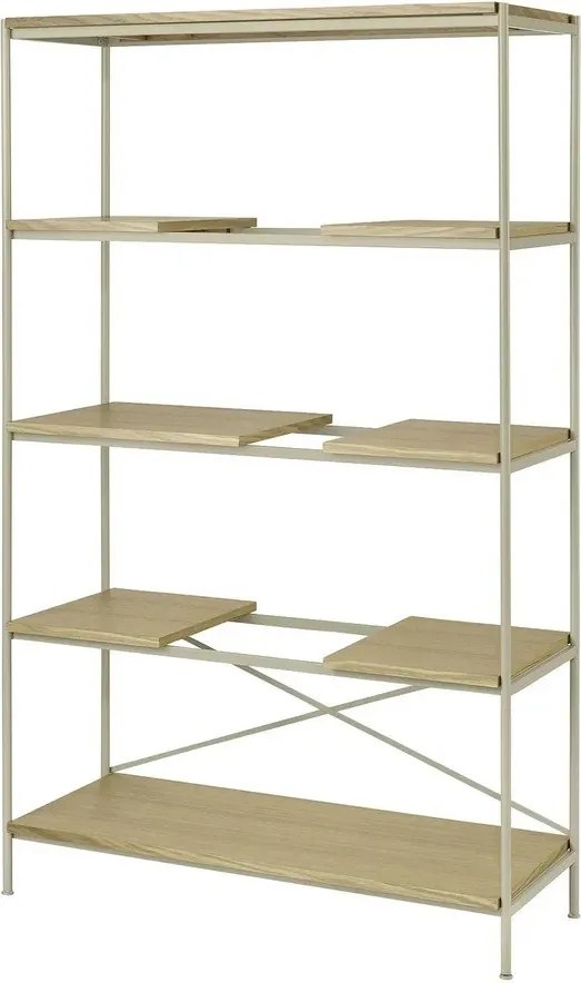 Regál v dekore duba v prírodnej farbe 105x170x40 cm Sukoya – Blomus