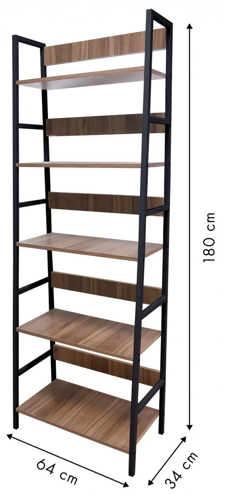 Regál MODERN čierny