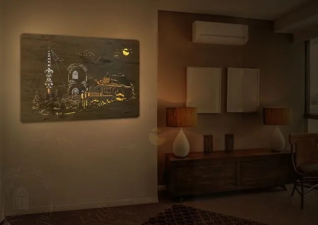 Svietiaci obraz krajinky