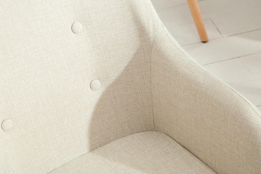 Stolička Scandinavia lakťová opierka prírodný buk