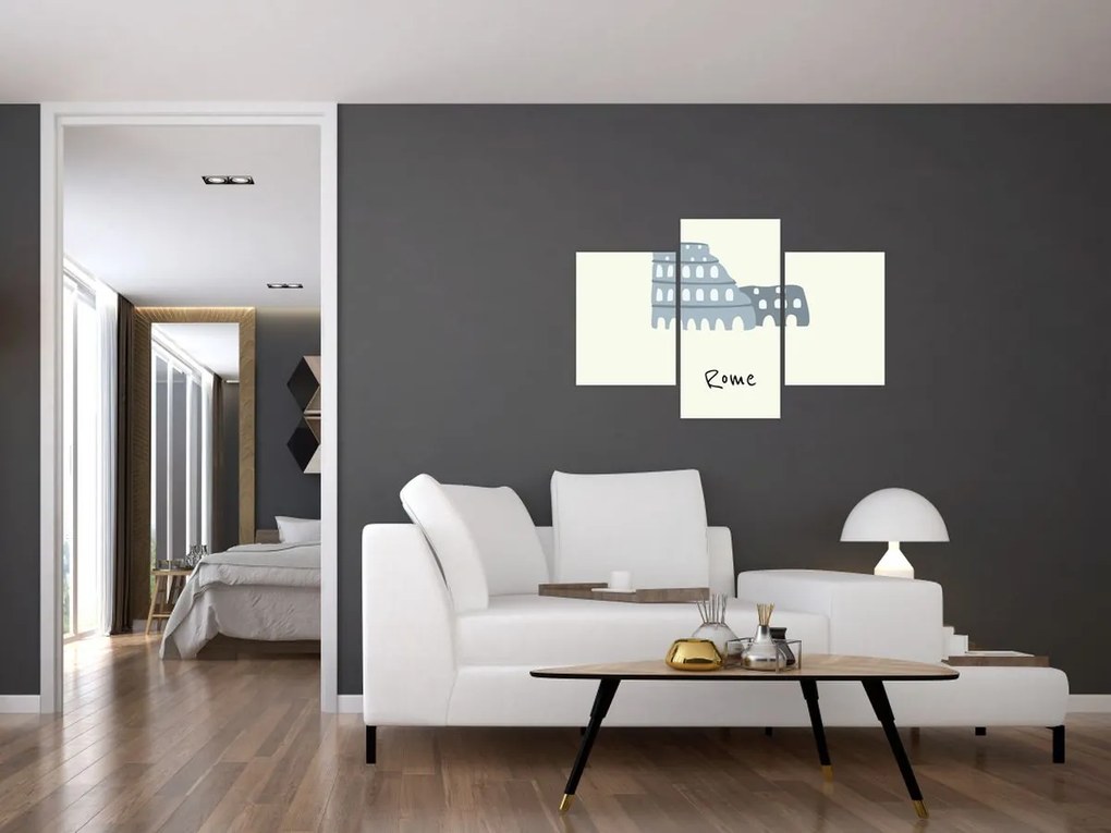 Obraz - Mestá Európy N⁰2 (90x60 cm)