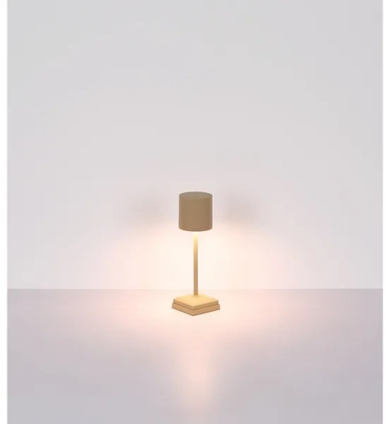 Globo 58487S - LED stmievateľná dotyková nabíjateľná stolová lampa DIXON 1,5 W/5 V 2200 mAh béžová