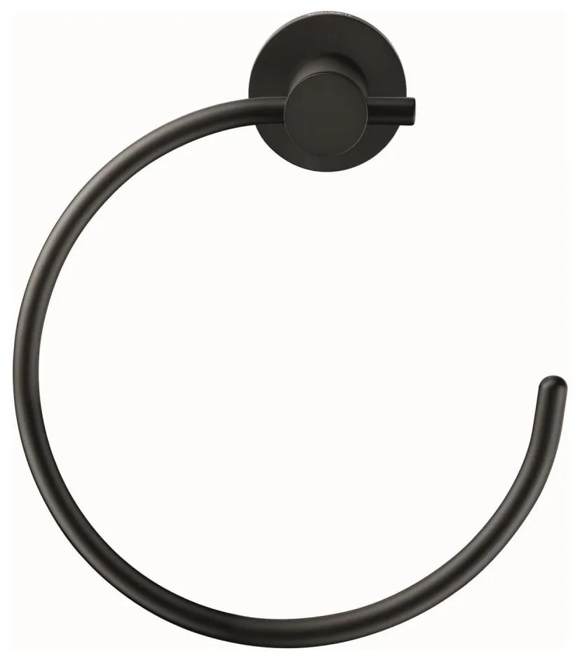 Duravit 99214600 - Nástenný vešiak na uteráky D-CODE matná čierna