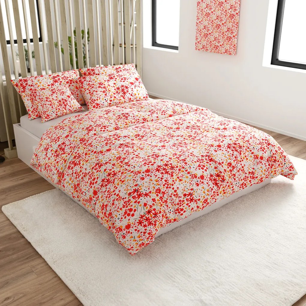 Obliečky z mikrovlákna REDORA krémové Rozmer obliečky: 2 ks 70 x 90 cm | 200 x 220 cm