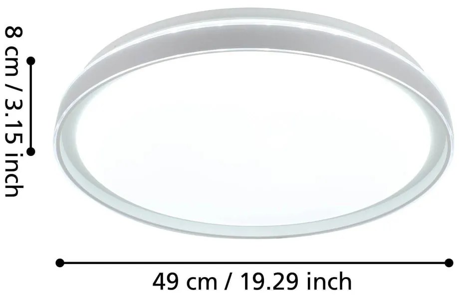 Biele LED stropné svietidlo SELUCI – EGLO