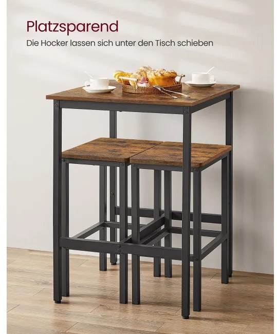 Jedálenský stôl s 2 stoličkami LBT017B01