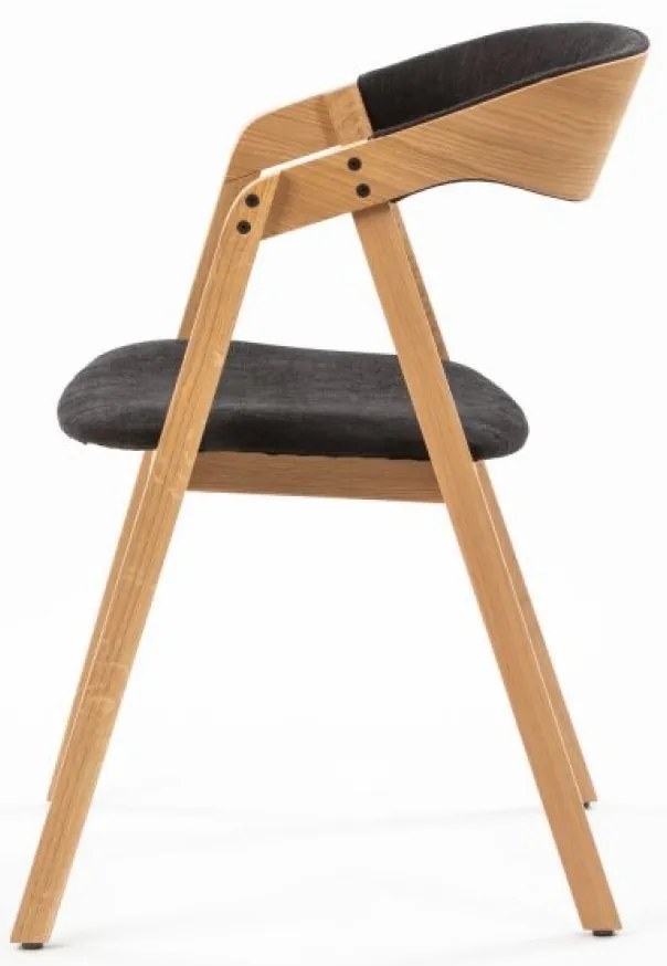 NELL FULL DREVENÁ STOLIČKA S ČALÚNENÍM oak