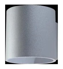 Sivé nástenné svietidlo Sollux Roda