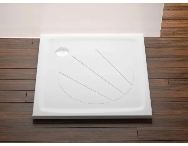 Ravak XA037701010 - Štvorcová sprchová vanička PERSEUS 90x90 cm biela
