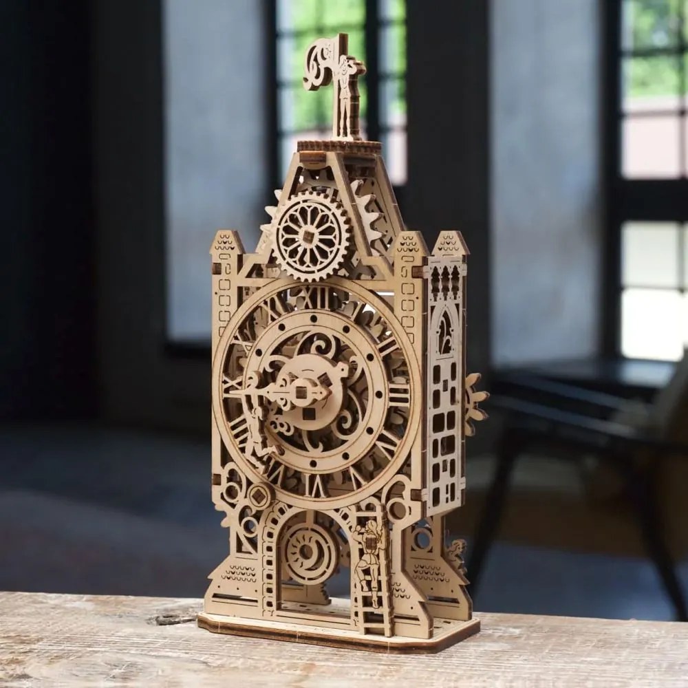 Ugears 3D puzzle Hodinová veža 44 ks