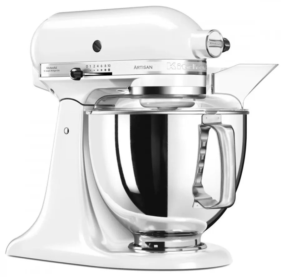 Kuchynský robot KitchenAid Artisan 4,8 l, biely, 5KSM175PSEWH