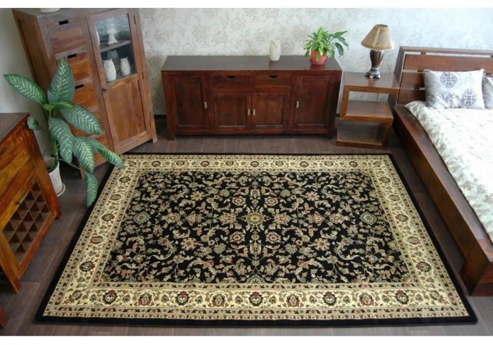 Kusový koberec Royal čierny 60x200cm