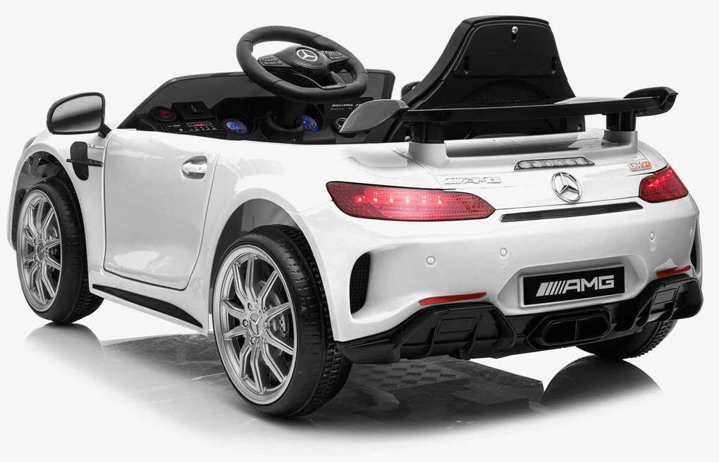Elektrické autíčko Mercedes-Benz GTR biele