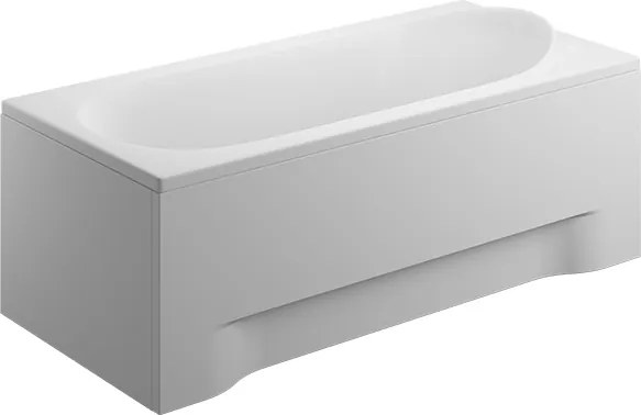 Polimat Akrylátová obdĺžniková vaňa Medium 160x75 (170x75, 190x80) POLIMAT-Farba: Biela, POLIMAT-Rozmery: 170x75