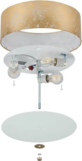 Eglo 97642 - Stropné svietidlo VISERBELLA 3xE27/60W/230V